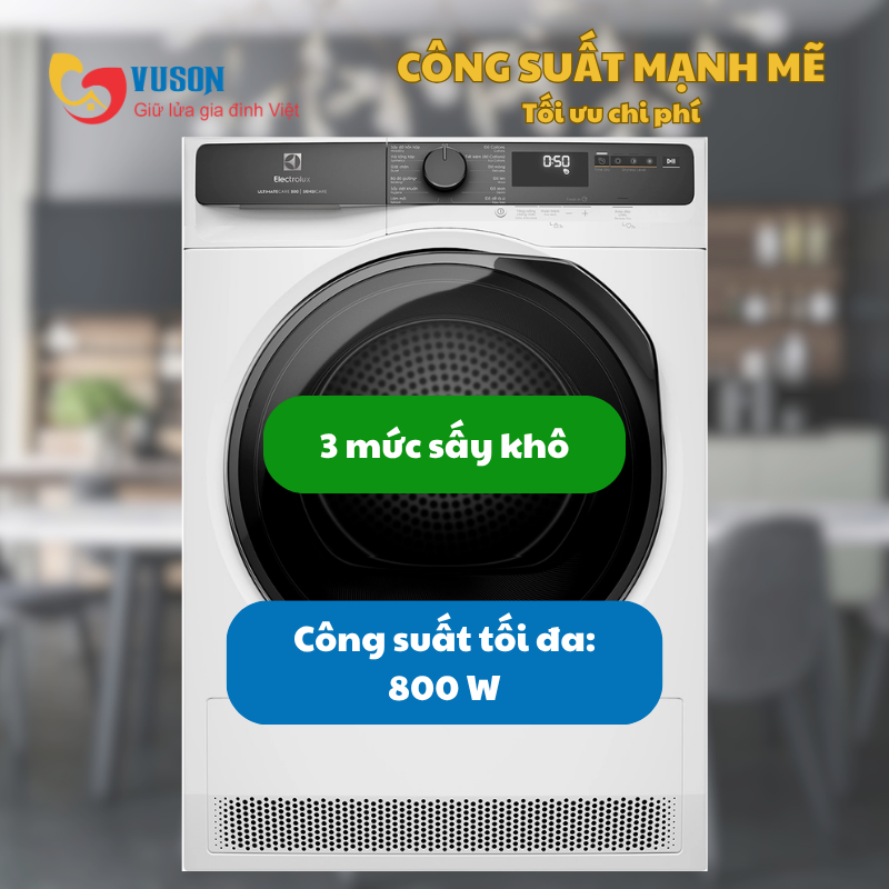 Máy sấy quần áo Electrolux EDH803J5WC