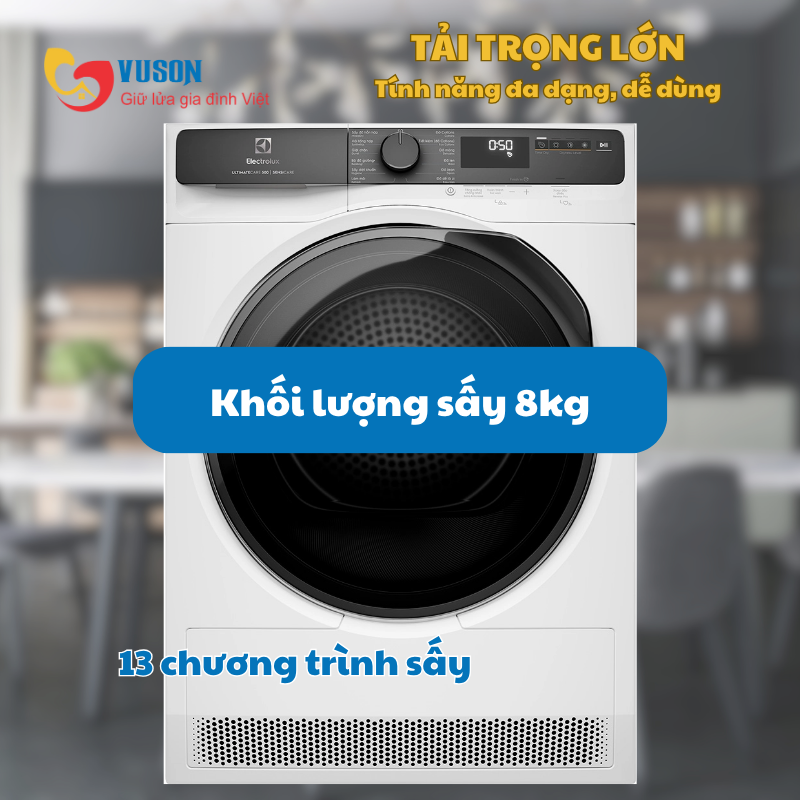 Máy sấy quần áo Electrolux EDH803J5WC