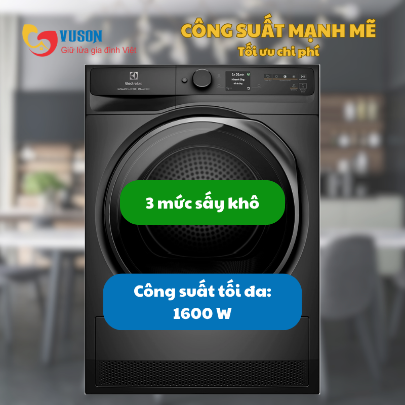 Máy sấy quần áo Electrolux EDH902R9SC