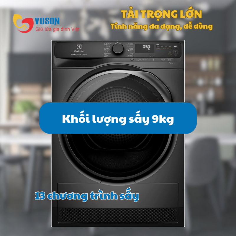 Máy sấy quần áo Electrolux EDH903R7SC