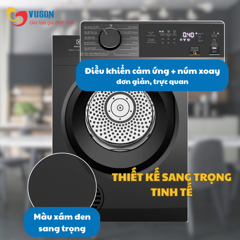 Máy sấy quần áo Electrolux EDS904N3SC