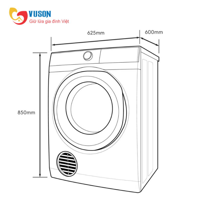 Máy sấy quần áo Electrolux EDV904N3SC