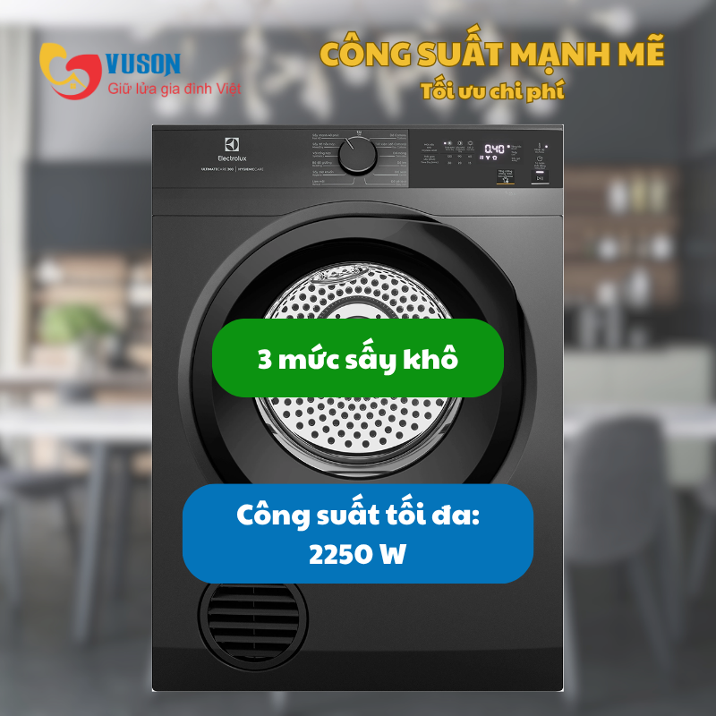 Máy sấy quần áo Electrolux EDV904N3SC