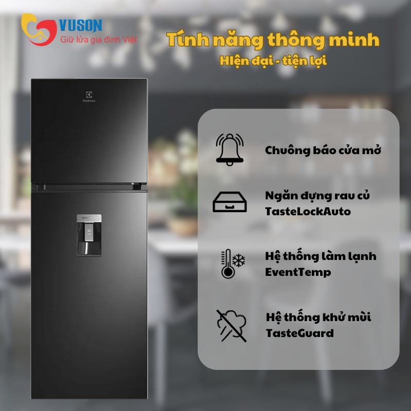Tủ lạnh Electrolux ETB3740M-H