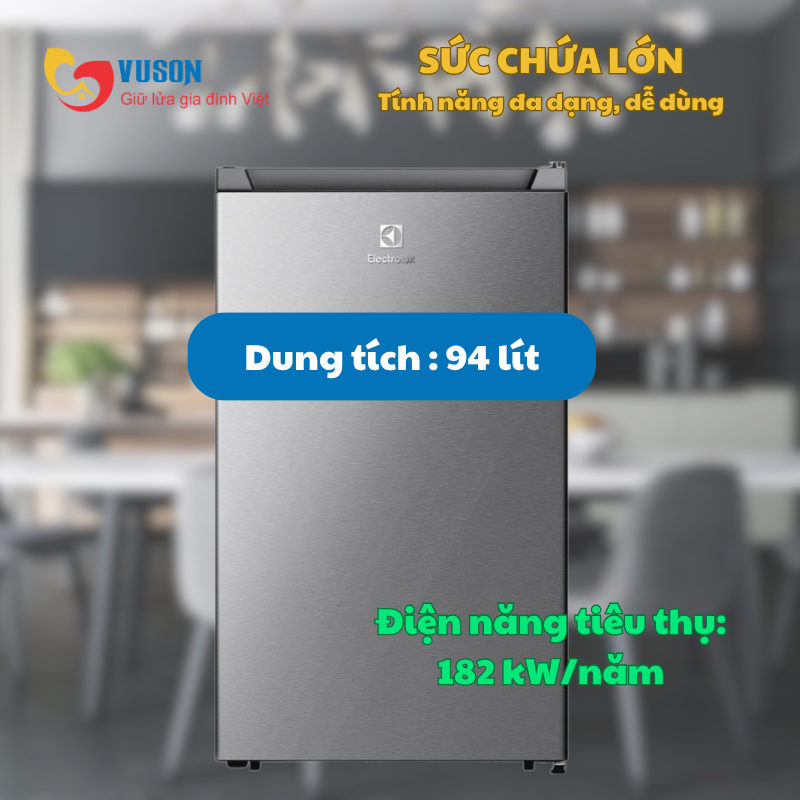 Tủ lạnh mini bar Electrolux EUM0930AD-VN