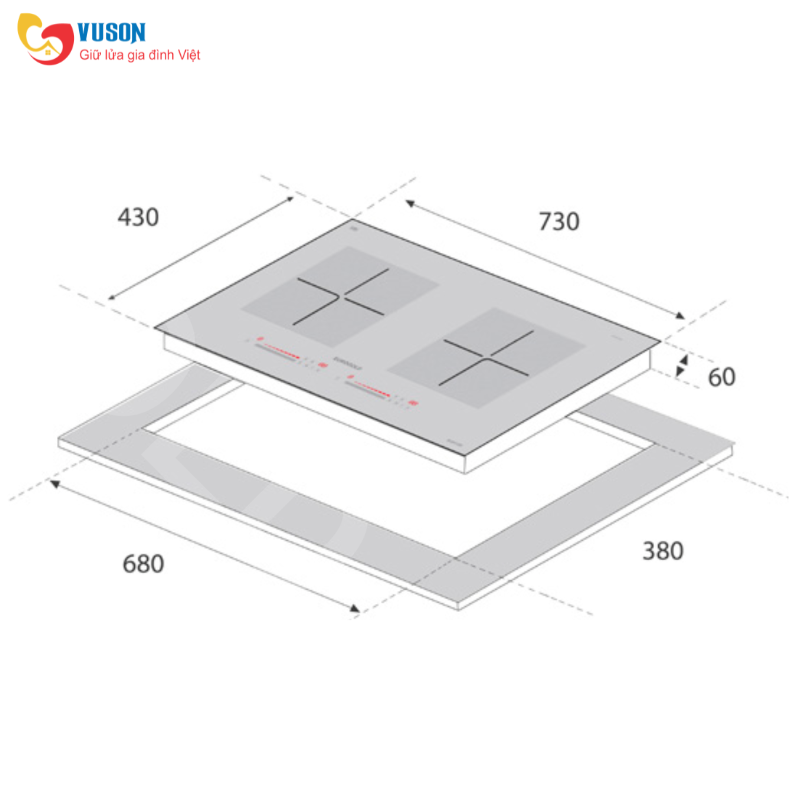 Bếp từ Eurogold EUH1155Pro