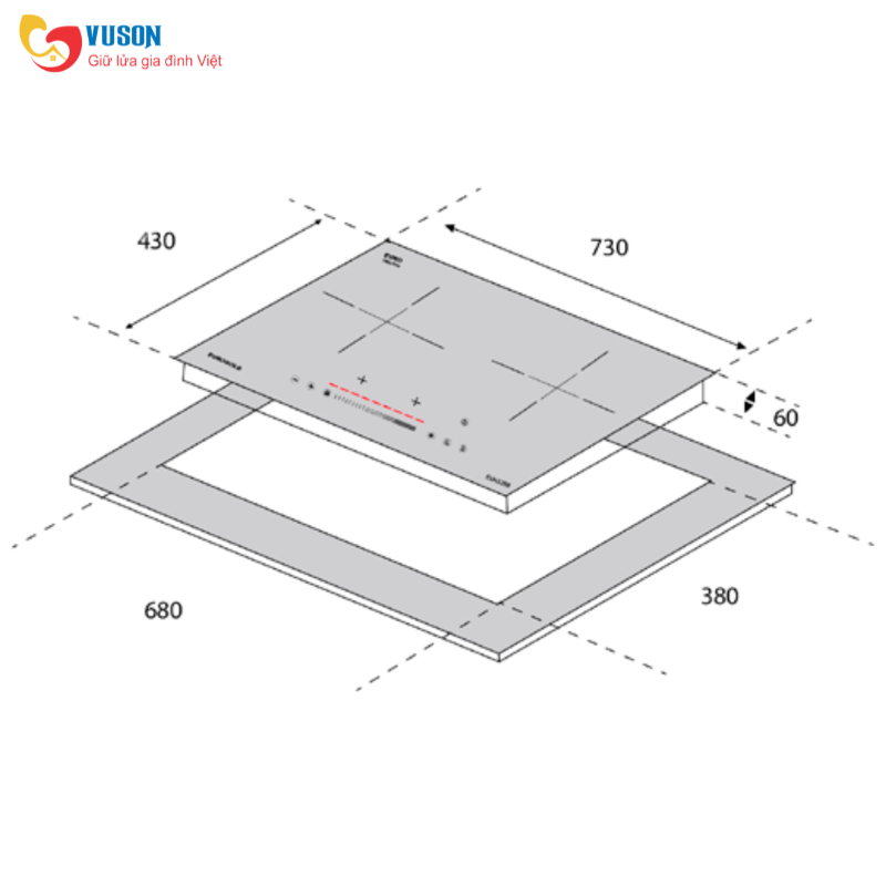 Bếp từ Eurogold EUH2288