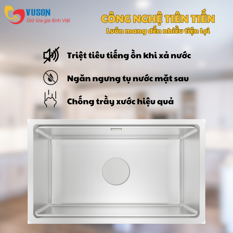 Chậu rửa bát chống xước Eurogold EUC17643EB