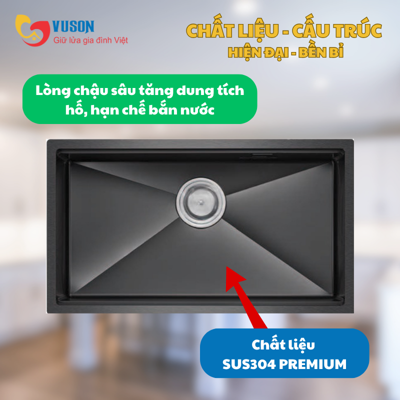 Chậu rửa bát Eurogold EUC18045GD
