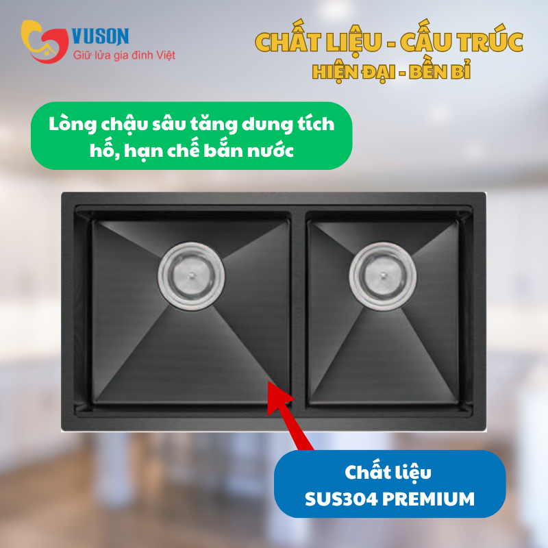 Chậu rửa bát Eurogold EUC28245GD