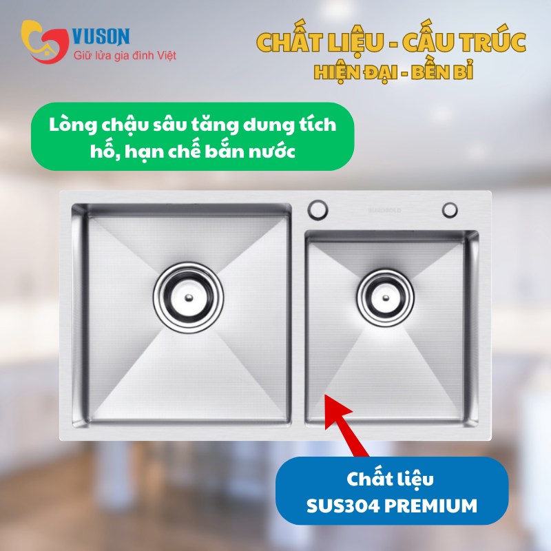 Chậu rửa bát Eurogold EUC28248GA