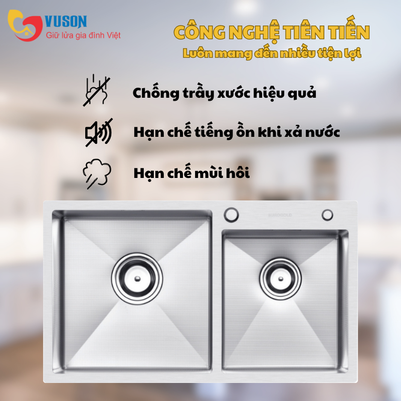 Chậu rửa bát Eurogold EUC28248GA