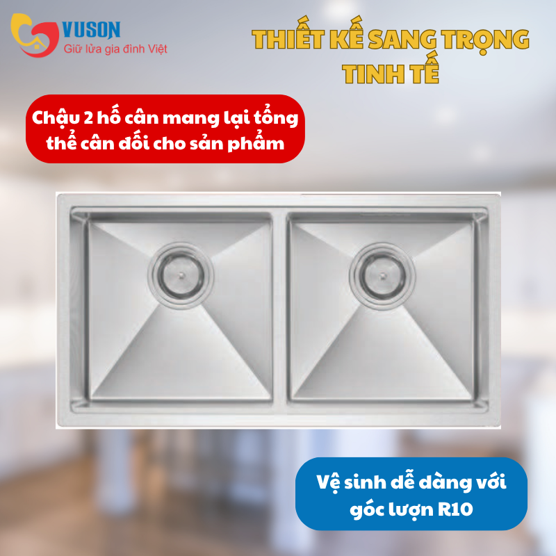 Chậu rửa bát Eurogold EUC28845GB