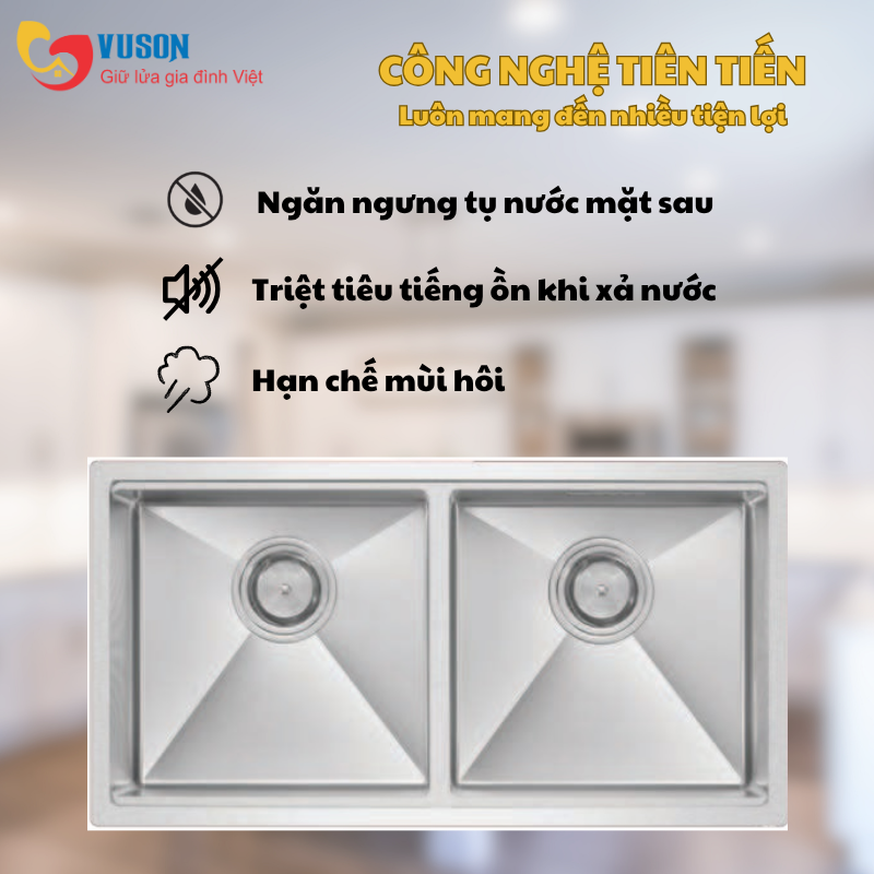 Chậu rửa bát Eurogold EUC28845GB