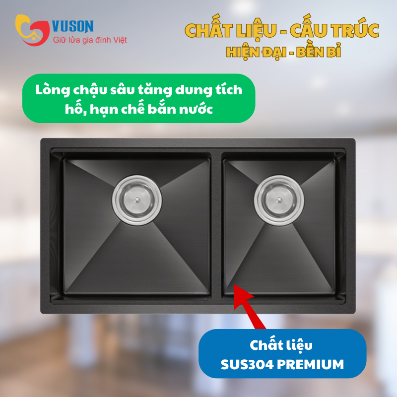 Chậu rửa bát Eurogold EUC28845GD