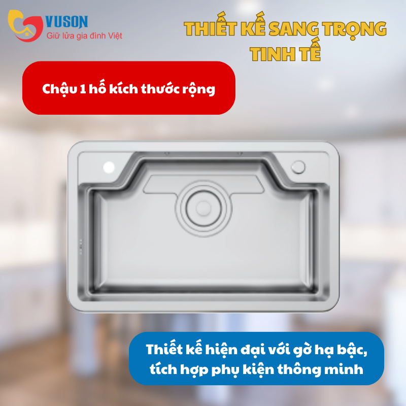 Chậu rửa bát Eurogold EUC88050EB