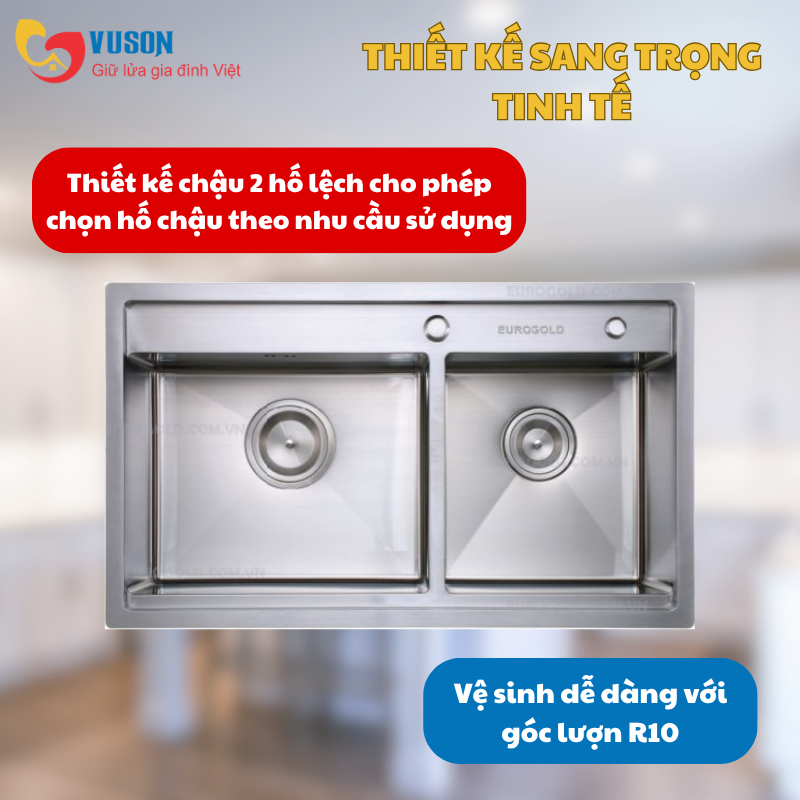 Chậu rửa bát Eurogold EUP28248
