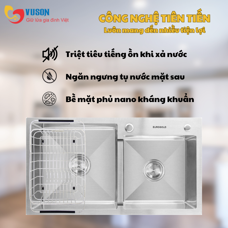 Chậu rửa bát Eurogold EUS38247