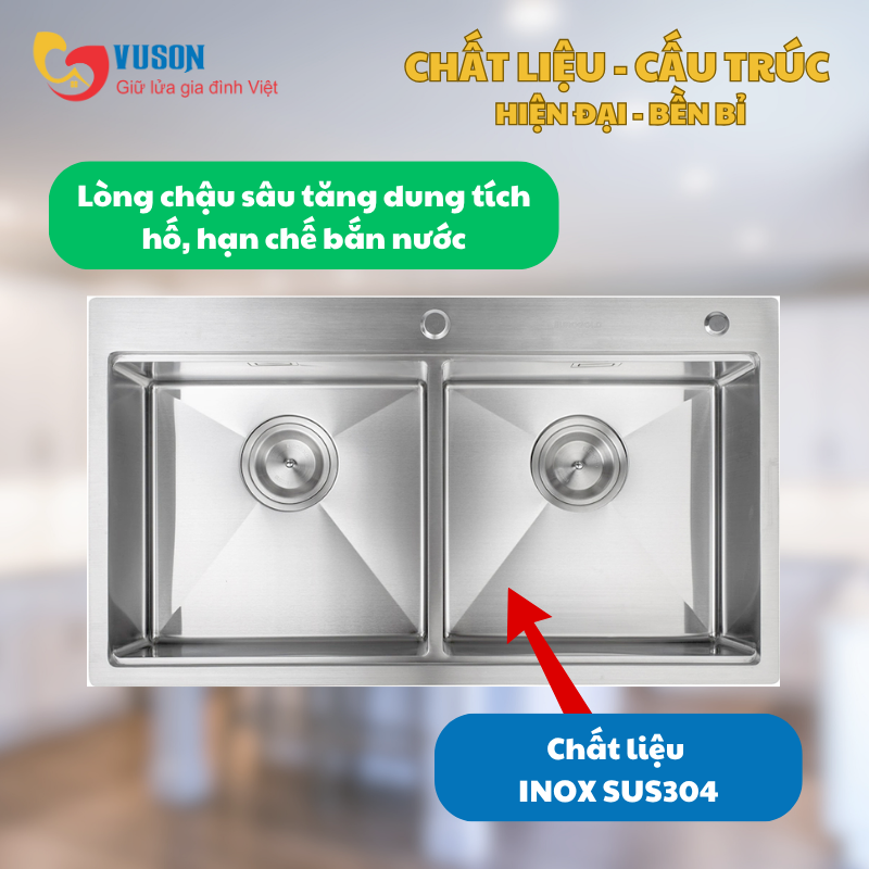 Chậu rửa bát Eurogold EUS88850