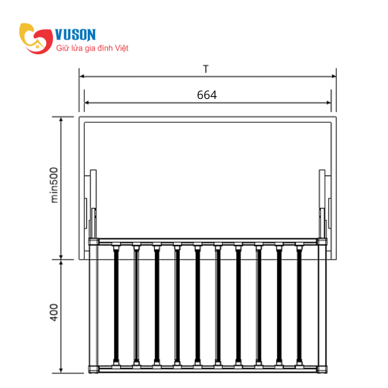 Giá vắt quần âu Eurogold EUA4170