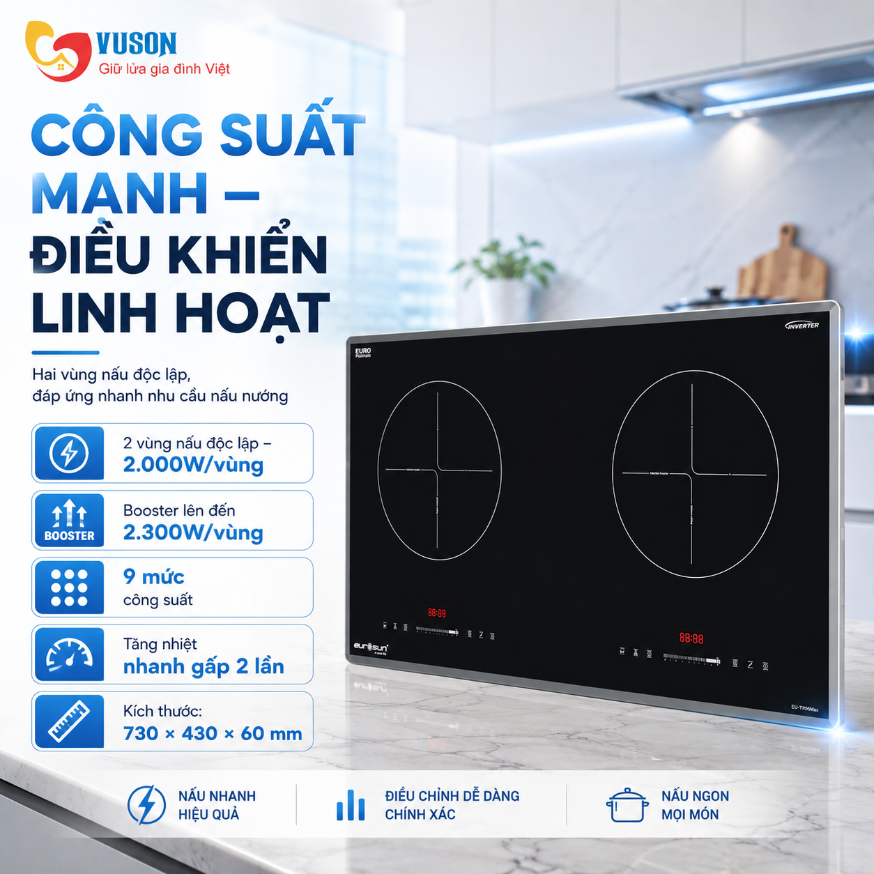 Bếp từ Eurosun EU-T685Max