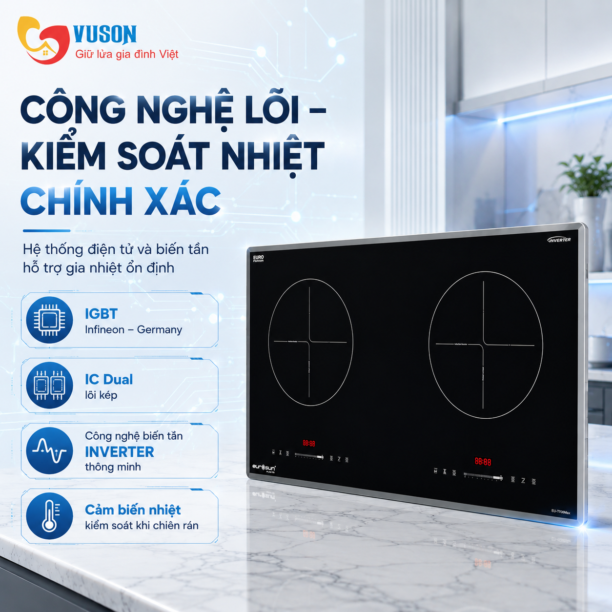 Bếp từ Eurosun EU-T685Max