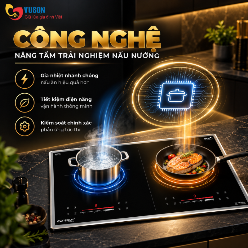 Bếp từ 2 vùng nấu Eurosun EU-T706Pro