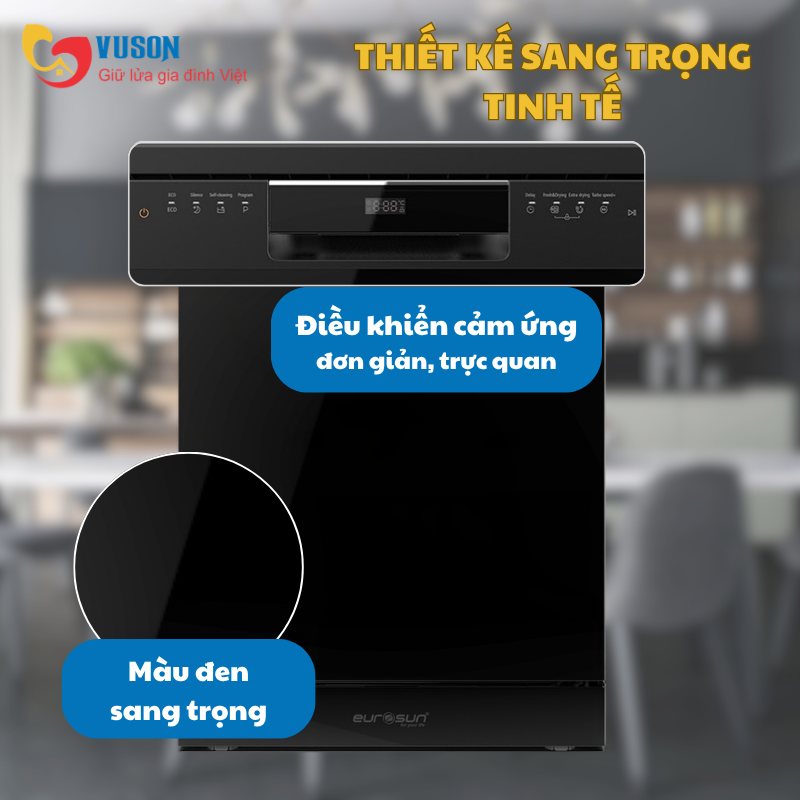 Máy rửa bát Eurosun SMS78EU81B
