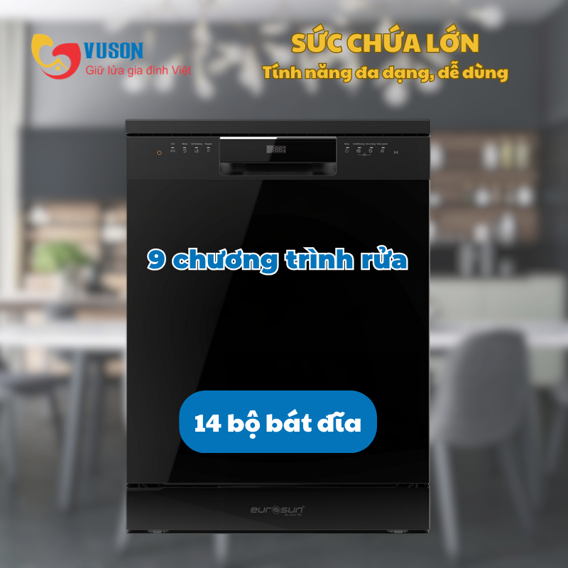 Máy rửa bát Eurosun SMS78EU81B