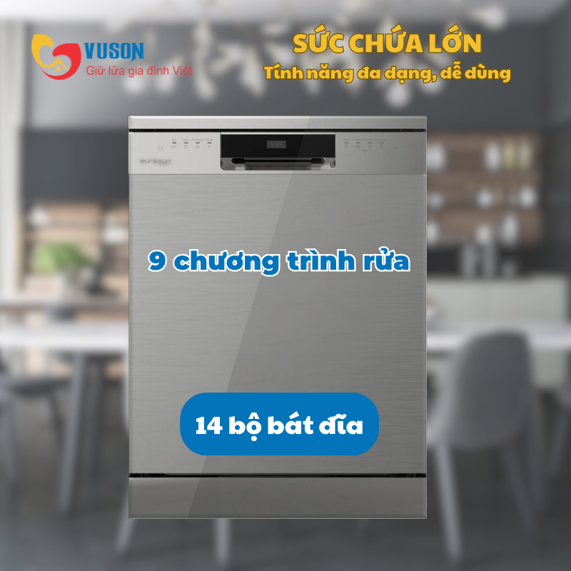 Máy rửa bát Eurosun SMS78EU81S