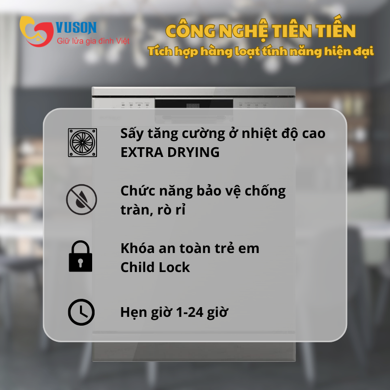 Máy rửa bát Eurosun SMS78EU81S