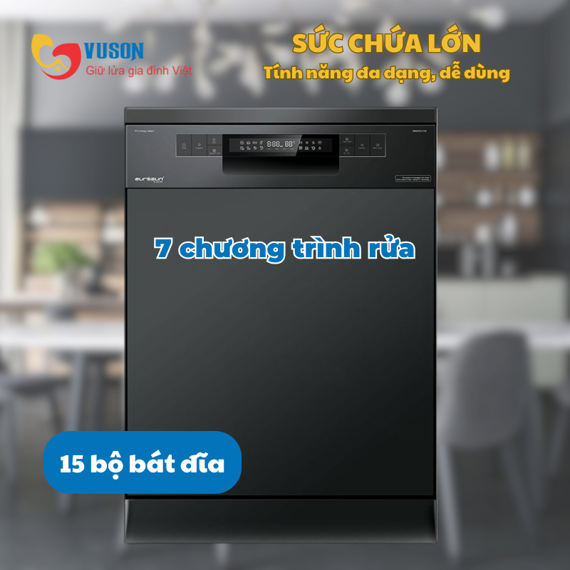 Máy rửa bát Eurosun SMS81EU71B