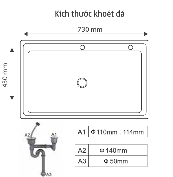 Chậu rửa bát Giovani GS-7546 NB