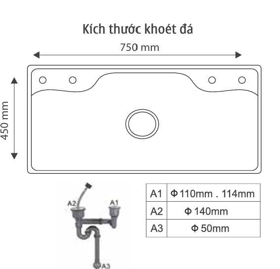 Chậu rửa bát Giovani GS-7848 NSS