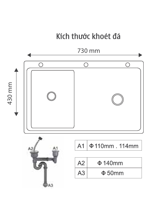 Chậu rửa bát Giovani GS-7546 HM