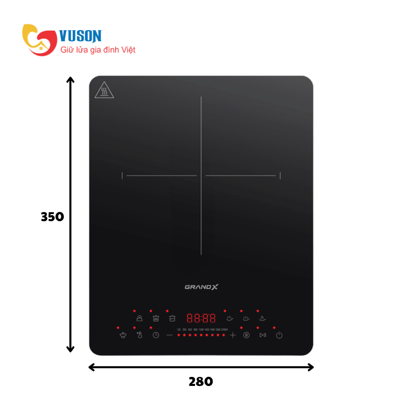 Bếp từ đơn GrandX GX IH168
