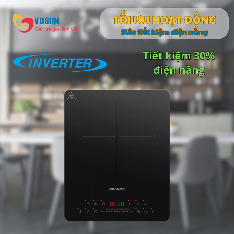 Bếp từ đơn GrandX GX IH168