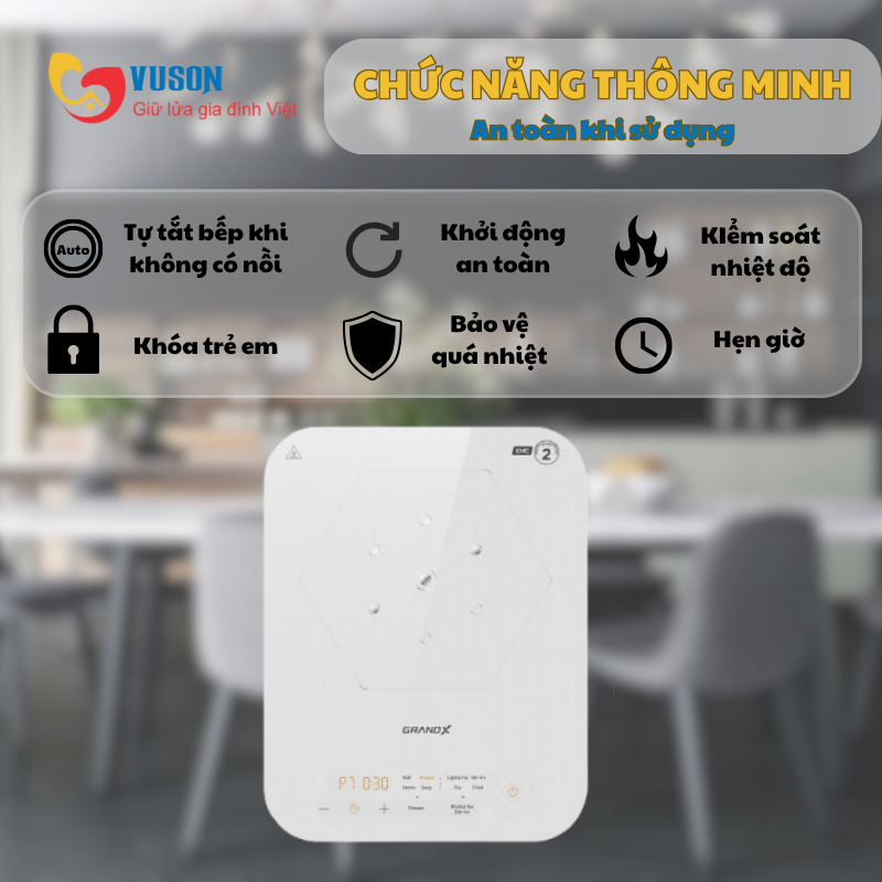 Bếp từ đơn GrandX GX IH169