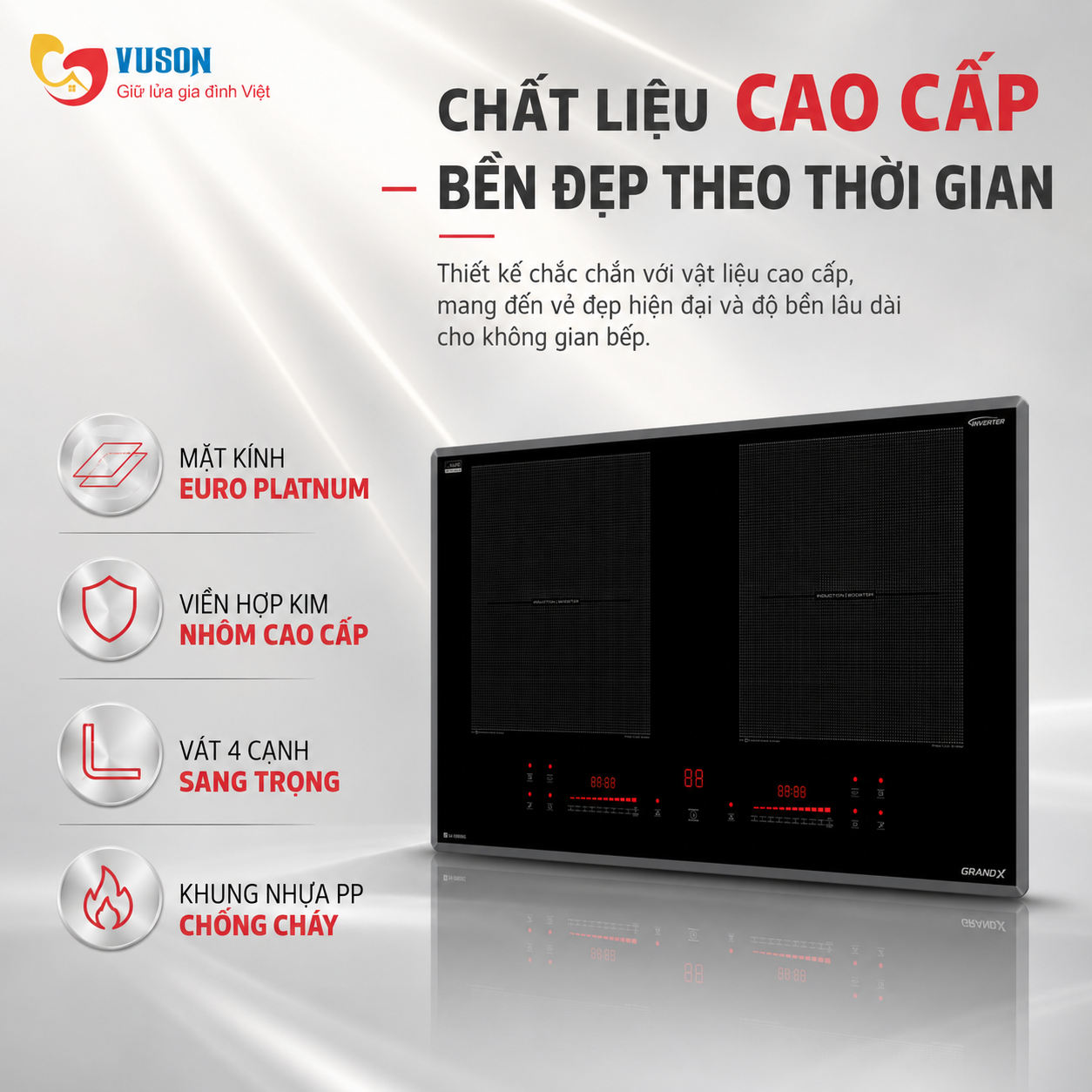Bếp từ GrandX GX IH658SE
