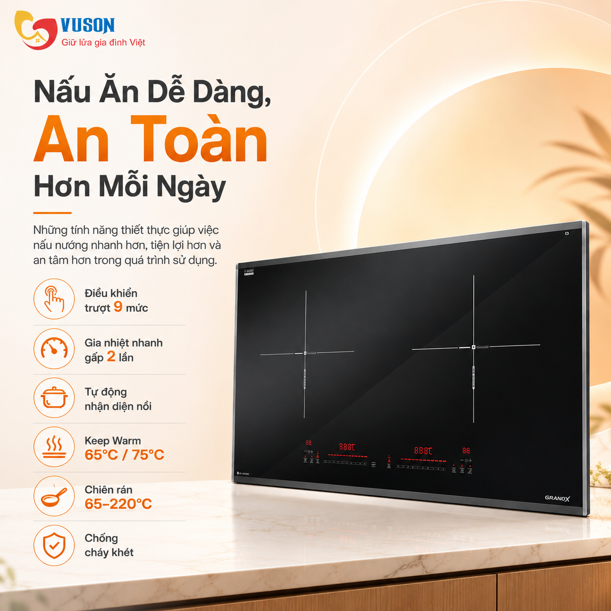 Bếp từ GrandX GX IH682SE