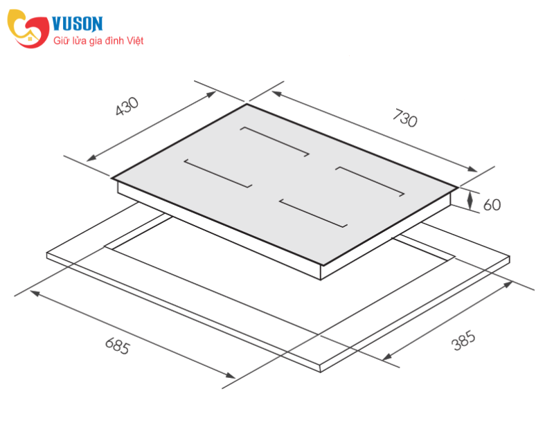 Bếp từ GrandX GX IH682SE