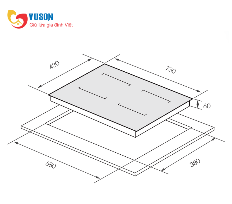 Bếp từ GrandX GX IH696SE