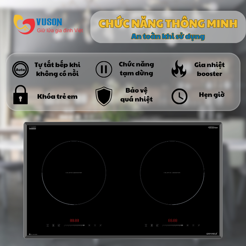 Bếp từ GrandX GX IH696SE