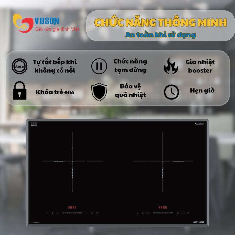 Bếp từ GrandX GX IH696SE