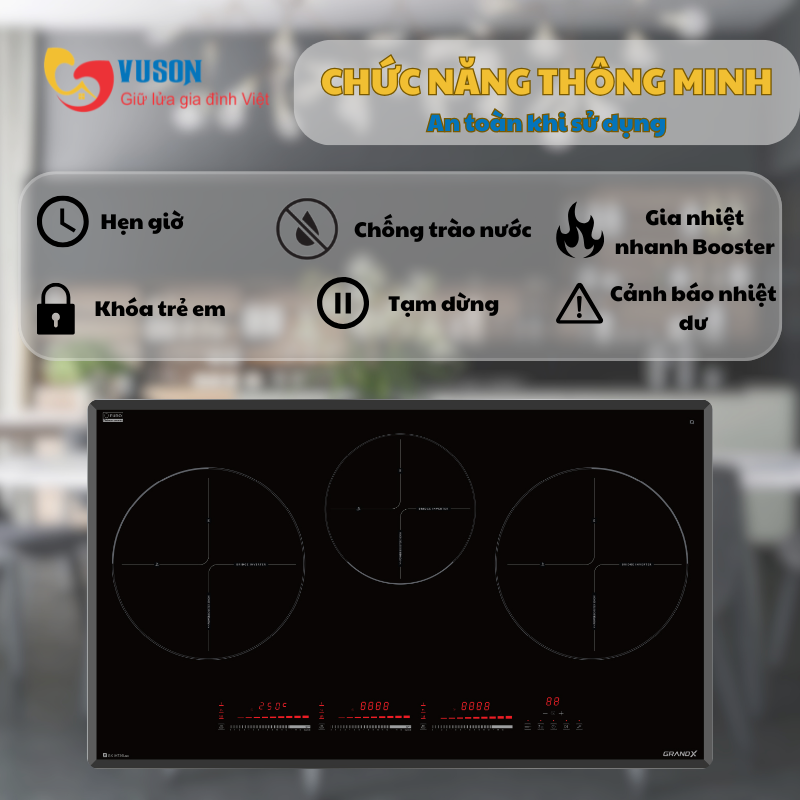 Bếp từ GrandX GX IH736Lux