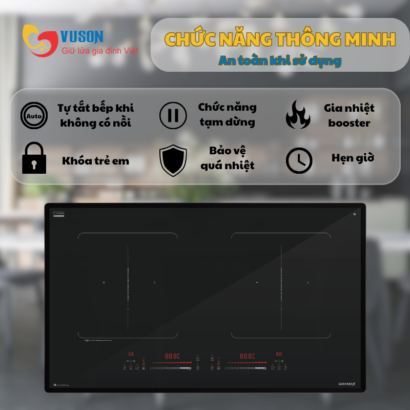 Bếp từ GrandX GX IH785TITAN