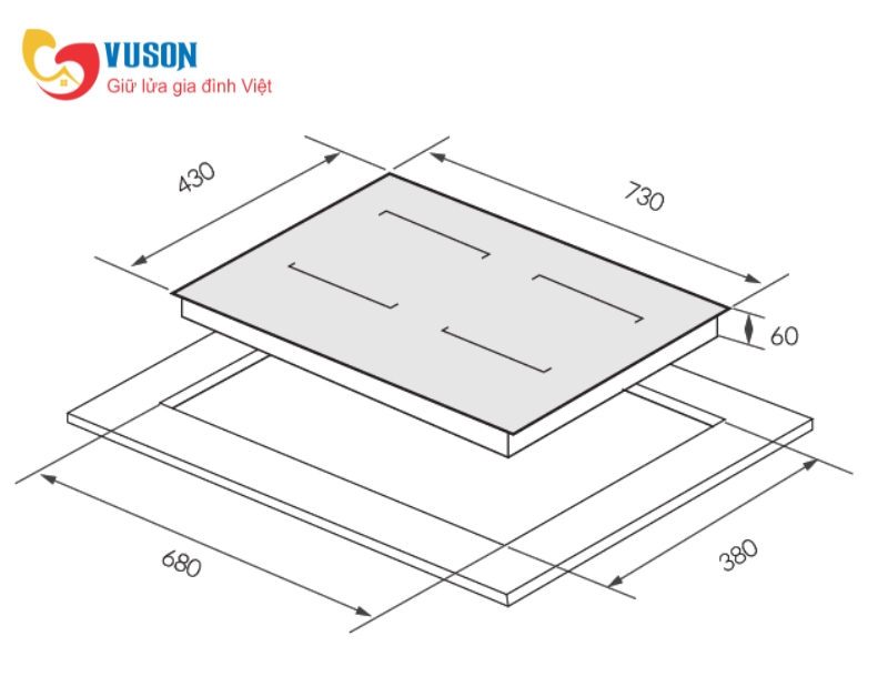 Bếp từ GrandX GX IP659SE