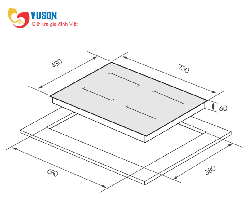 Bếp từ GrandX GX IP689SE