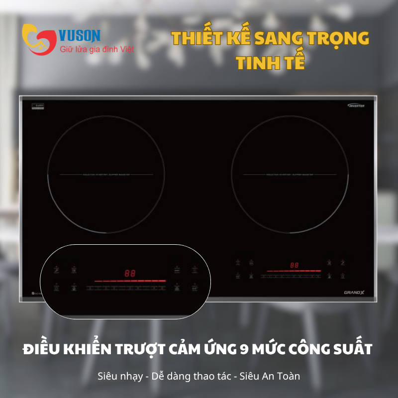 Bếp từ GrandX GX IP689SE
