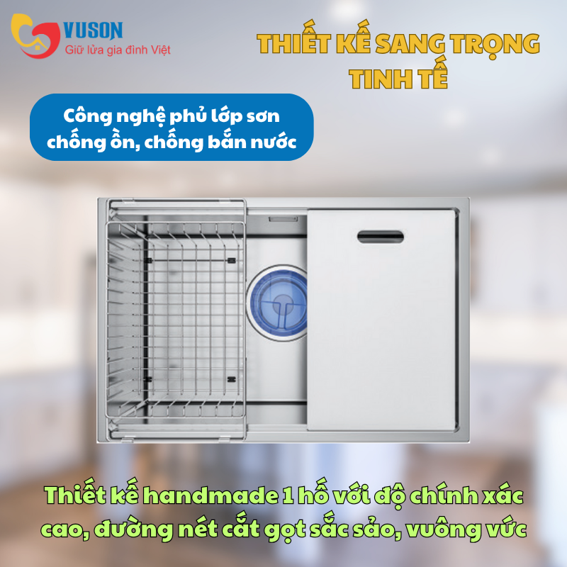 Chậu rửa bát GrandX GX7046S